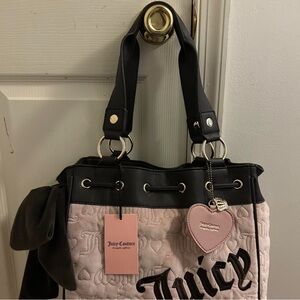 Juicy Couture Pink and  Brown Women's Bag